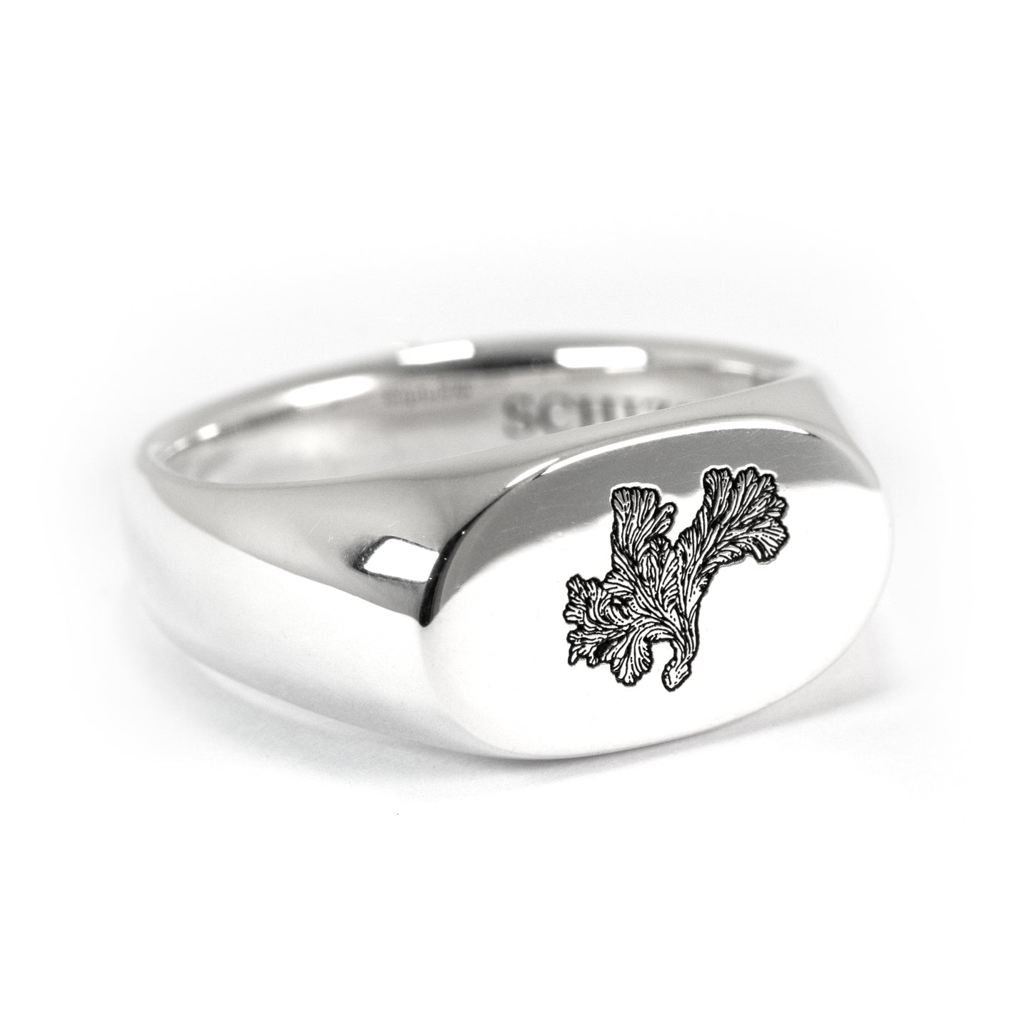 Mushroom Signet Ring – Handmade Solid 925 Silver | Gender Diversity Symbol
