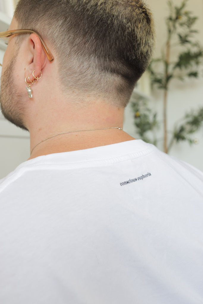 Unisex Crop Top Shirt – "Trans Joy Is Magic" Minimalist Design
