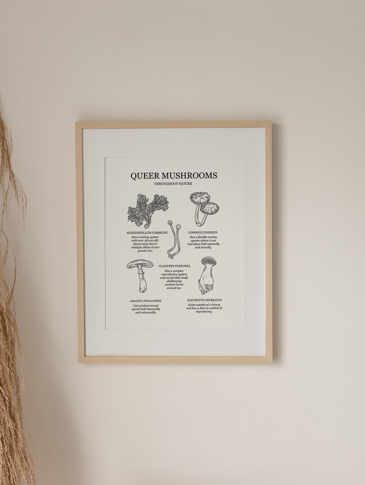 "Queer Mushrooms" | Queer Art Print