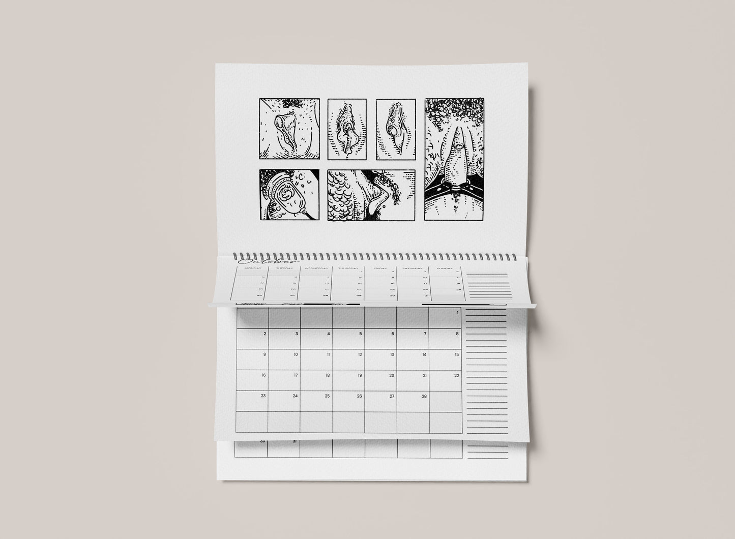 Queer Kink Calendar 2025 – Celebrating Trans, Queer & Kinky Bodies