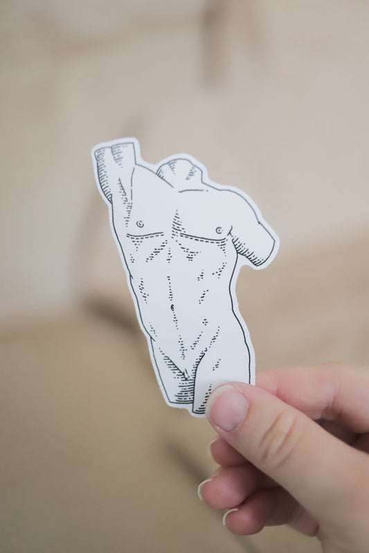 Trans Masc Sticker – Bold Pride Design (4")