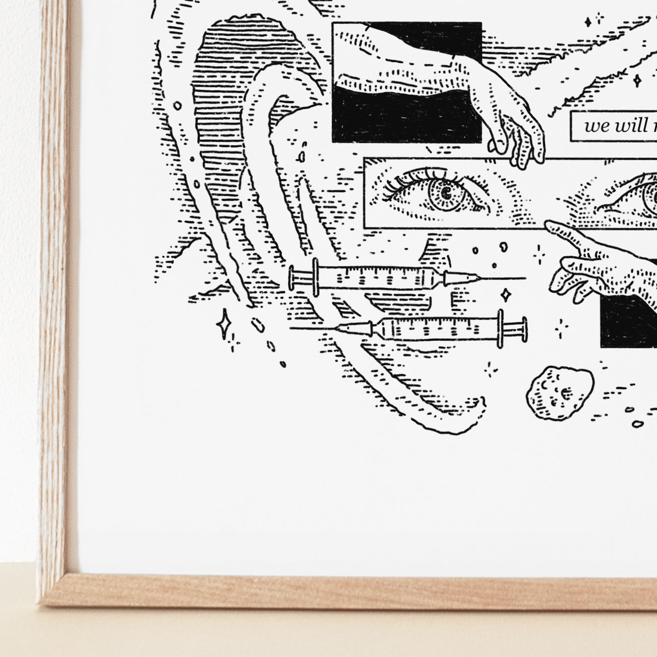 Trans Empowerment Art Print – “We Will Never Be Erased” – Queer Affirmation Poster (A4 & A5)