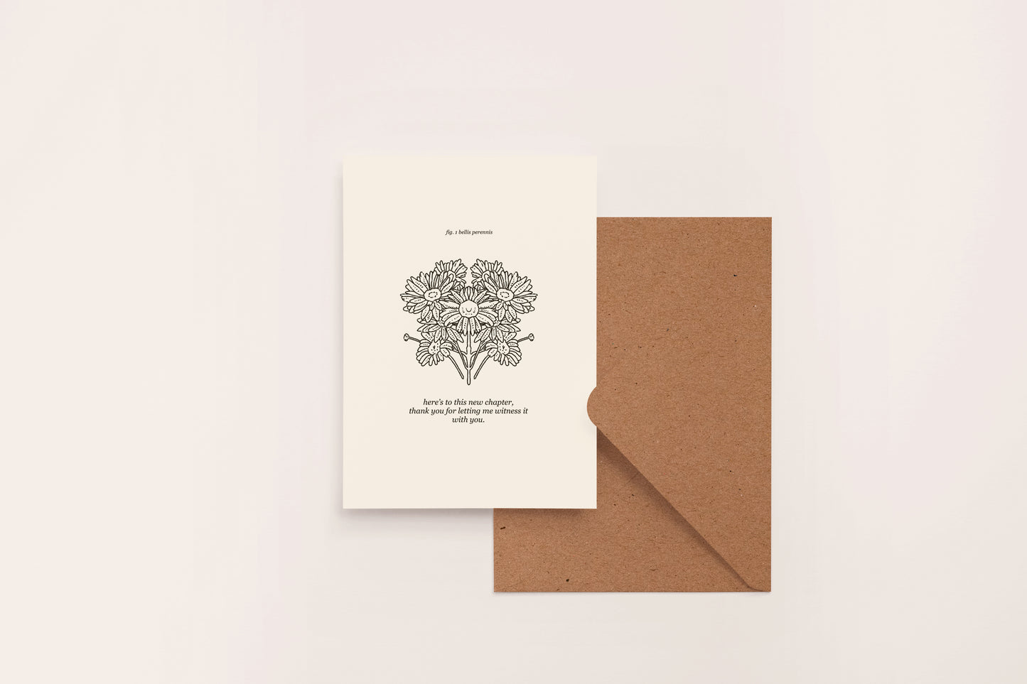 New Chapter" Daisy Greeting Card – Coming Out, Name Change, Trans Affirmation
