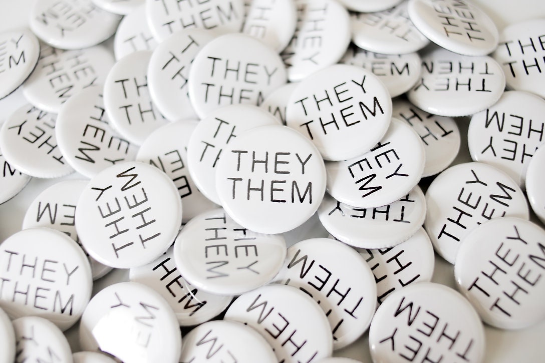 She/He/They/Any Pronouns/Ask me about my pronouns | Pronoun Pin Badge