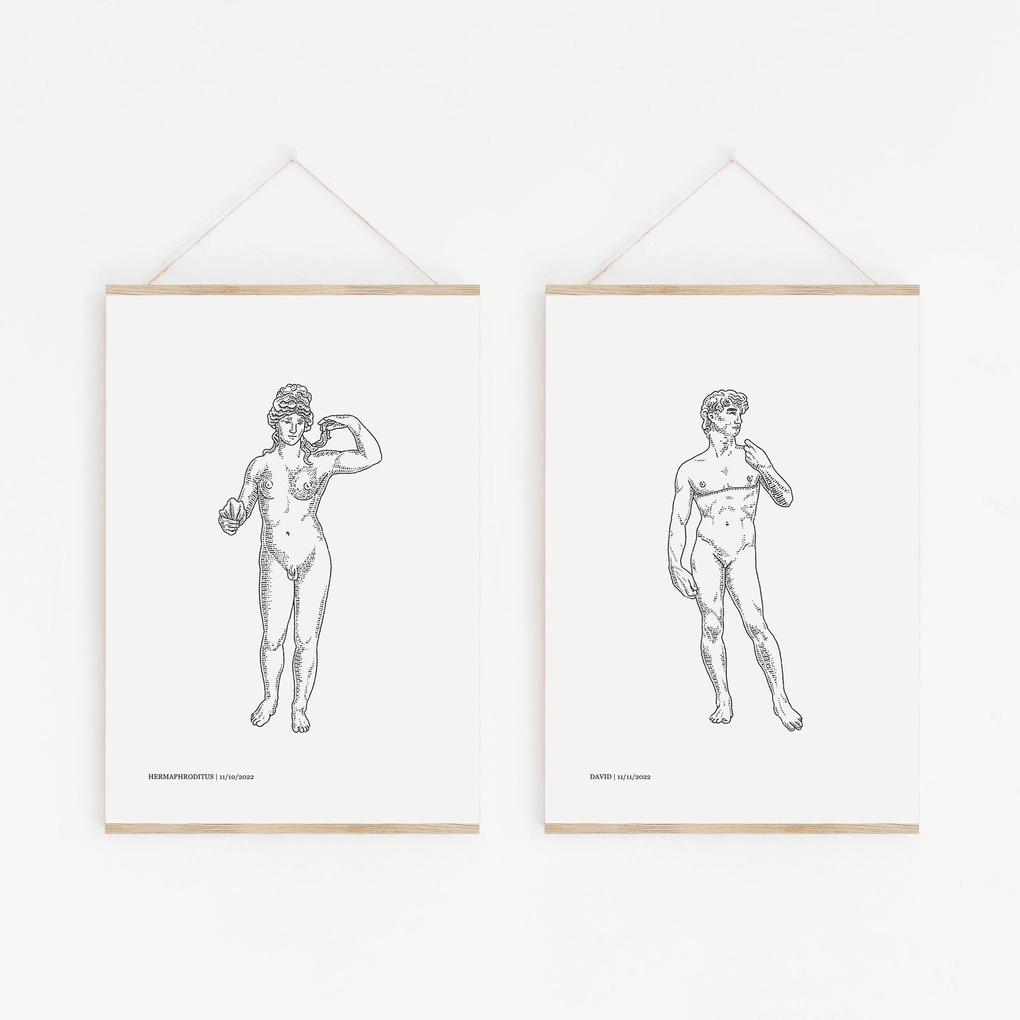Greek Gods | Transgender Art Print 2 Pack