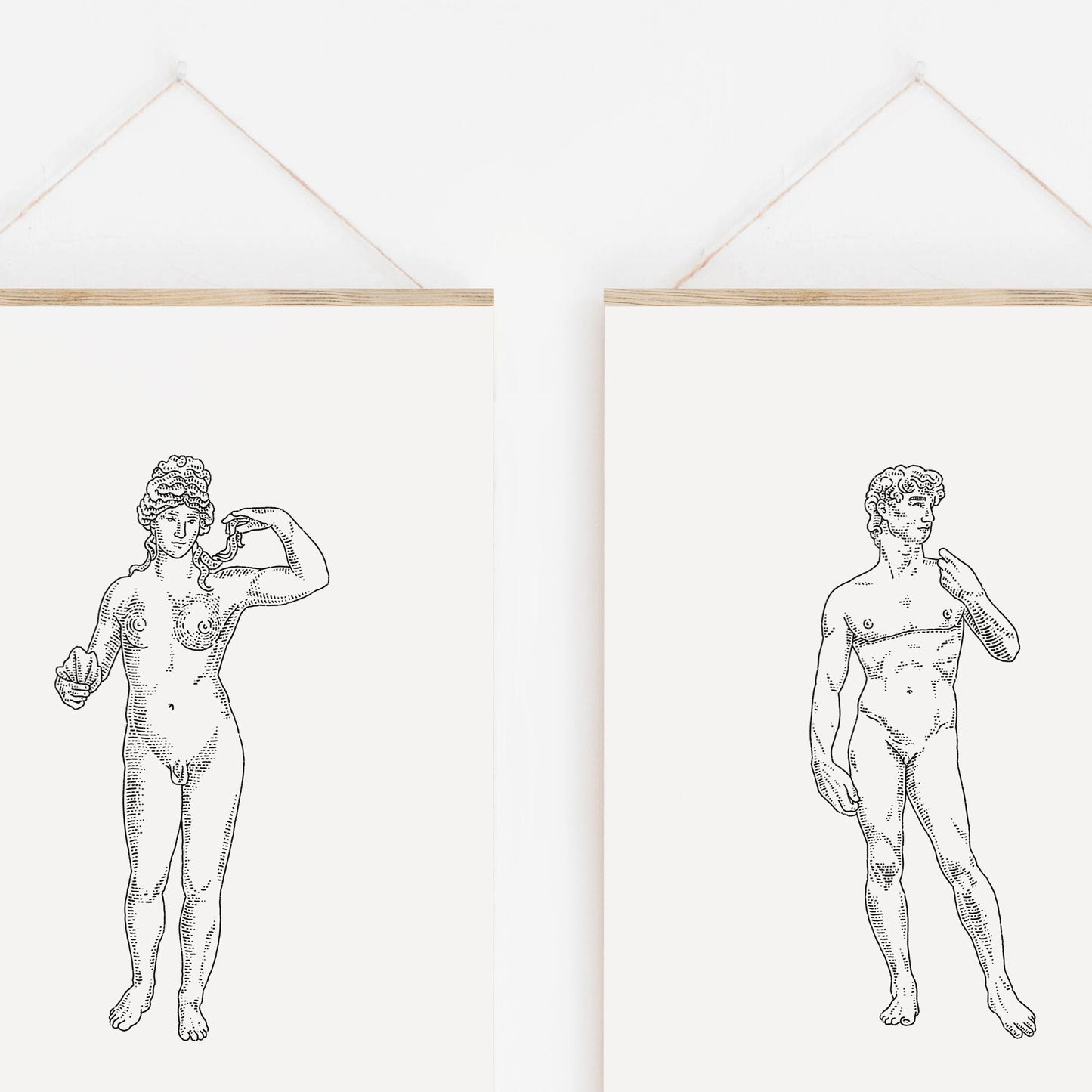 Greek Gods | Transgender Art Print 2 Pack