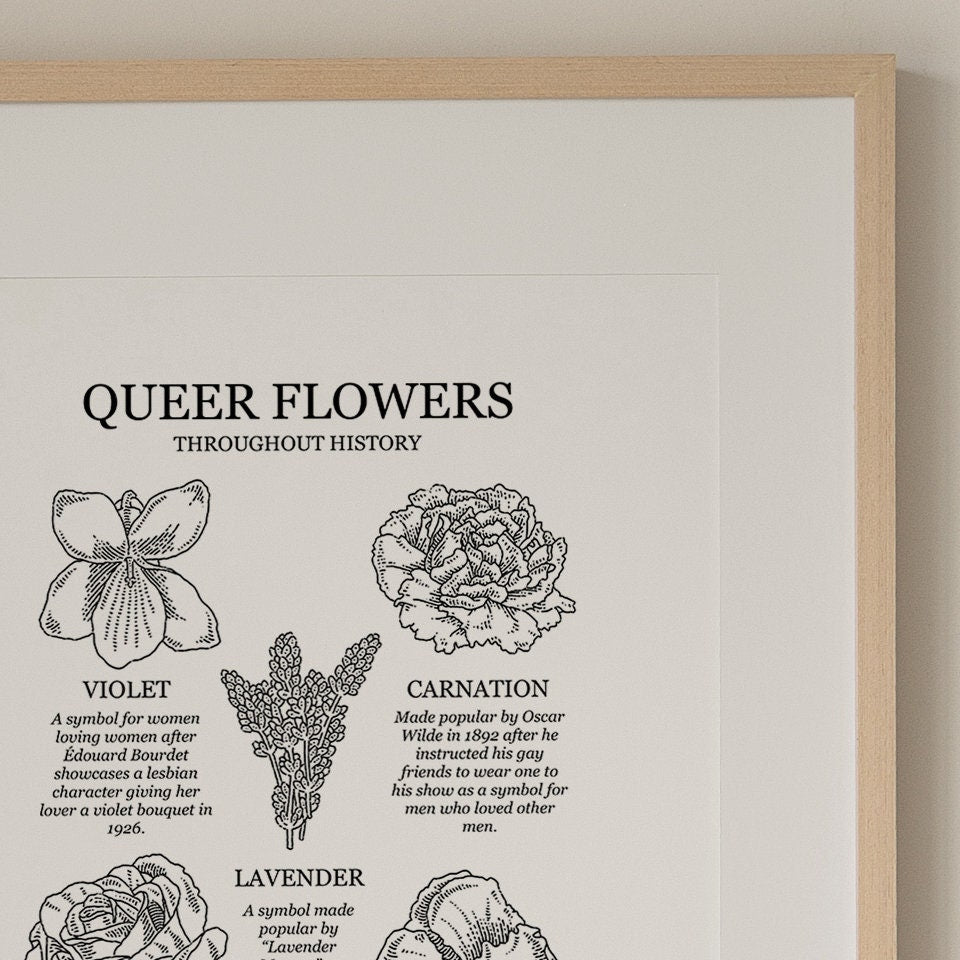 Queer Flowers | Transgender Art Print