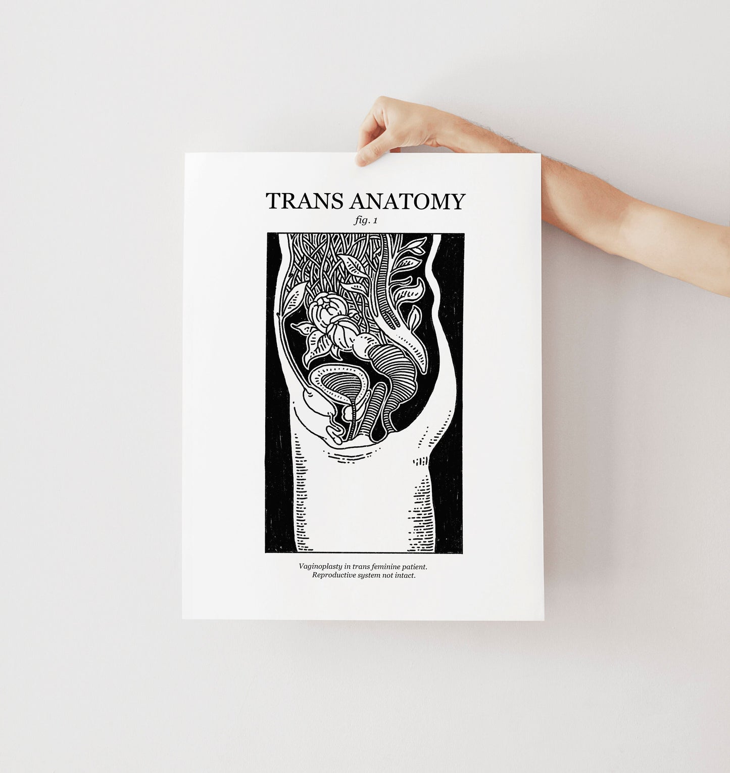 Trans Masc & Femme Anatomy | Transgender Art Print 2 Pack