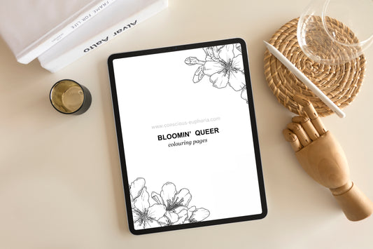 Bloomin' Queer Colouring Pages DIGITAL VERSION