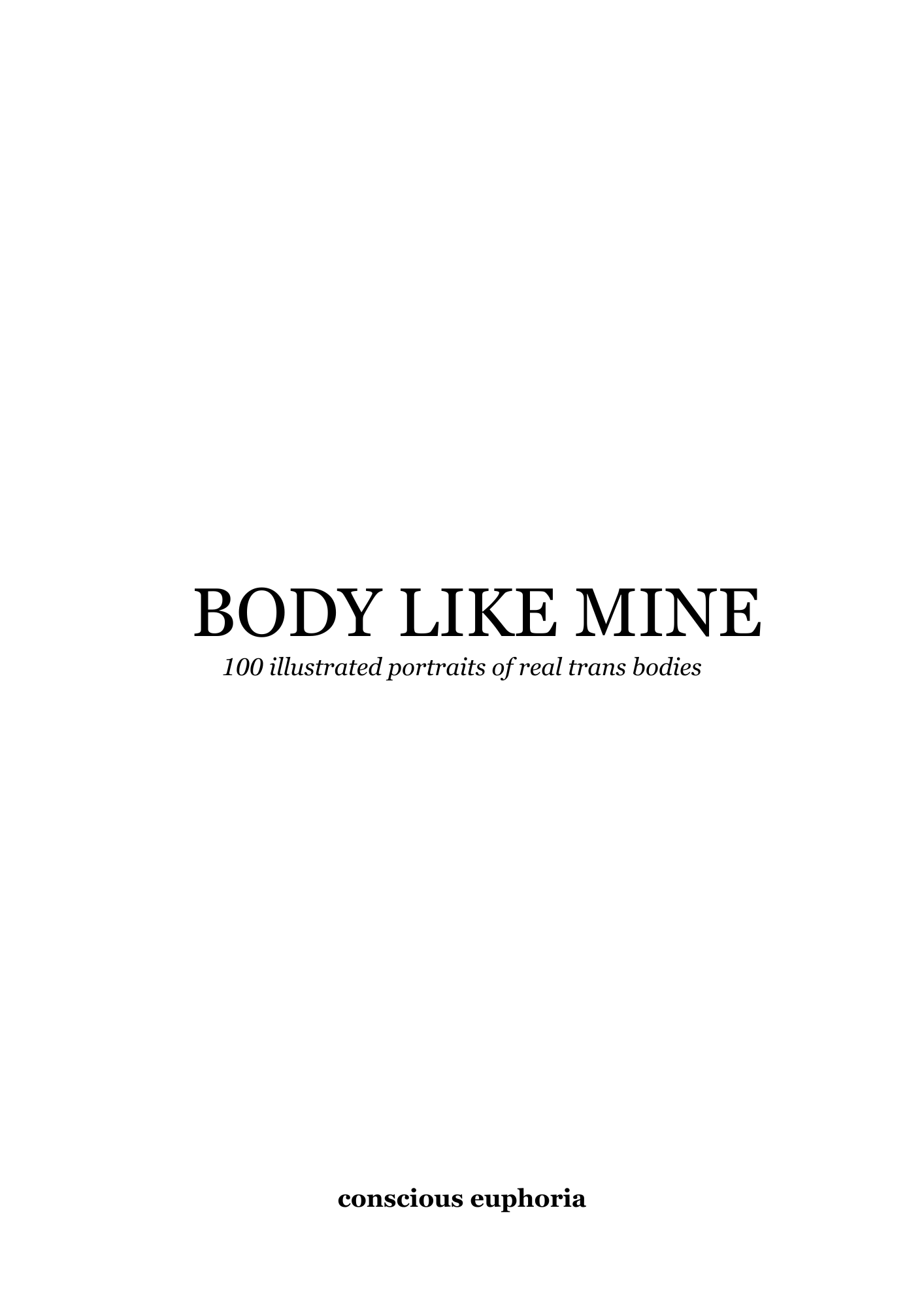 Body Like Mine | Illustrated Trans Art Book by Ocean Grove [E-Book]