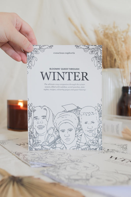 Bloomin' Queer in WINTER | LGBTQ+ Adult Puzzle Book