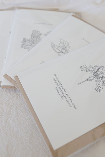"Becoming Yourself" Iris Greeting Card – Trans Support, Gender Affirmation
