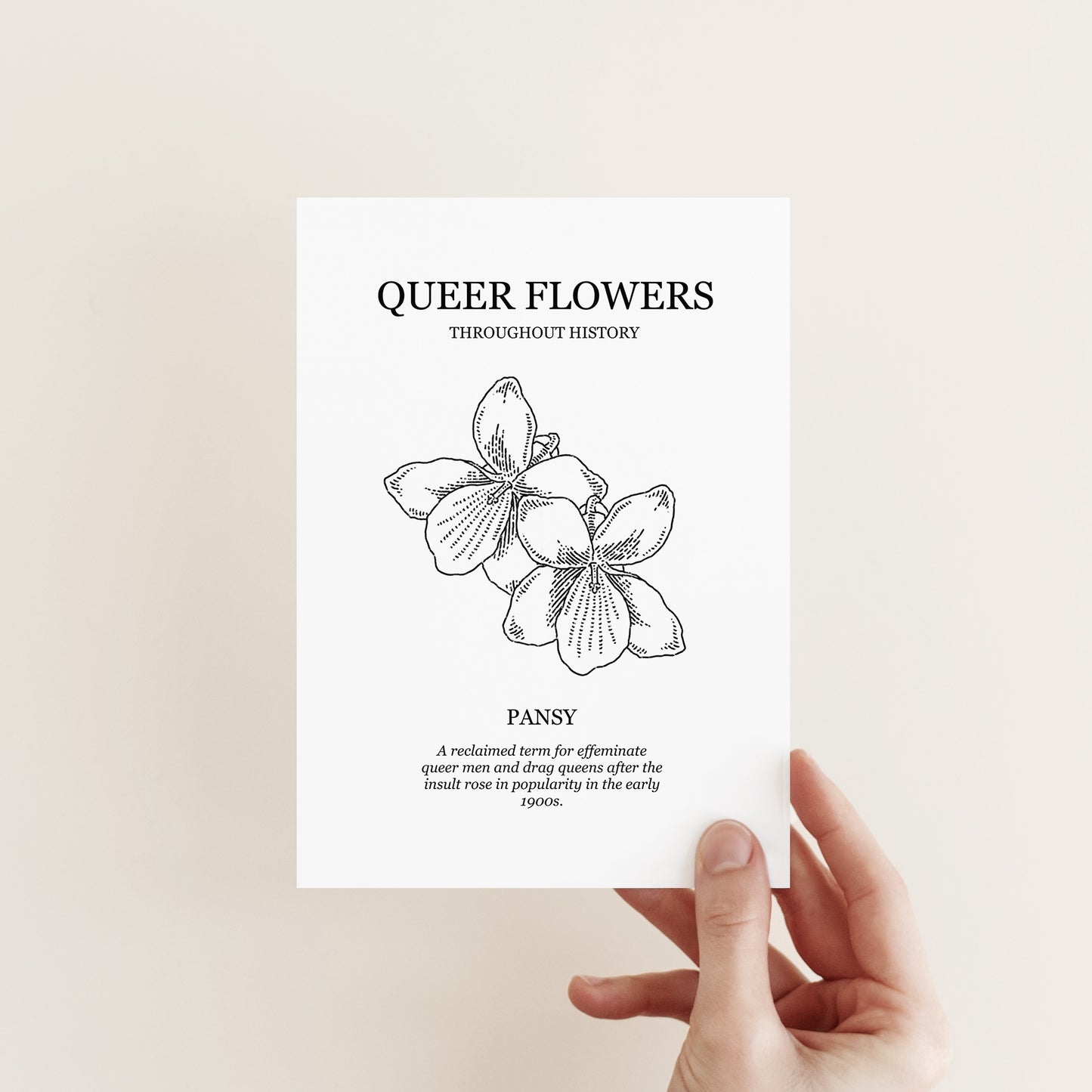 Queer Flowers Postcard Pack