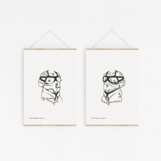 Tied Up | Transgender Art Print 2 Pack