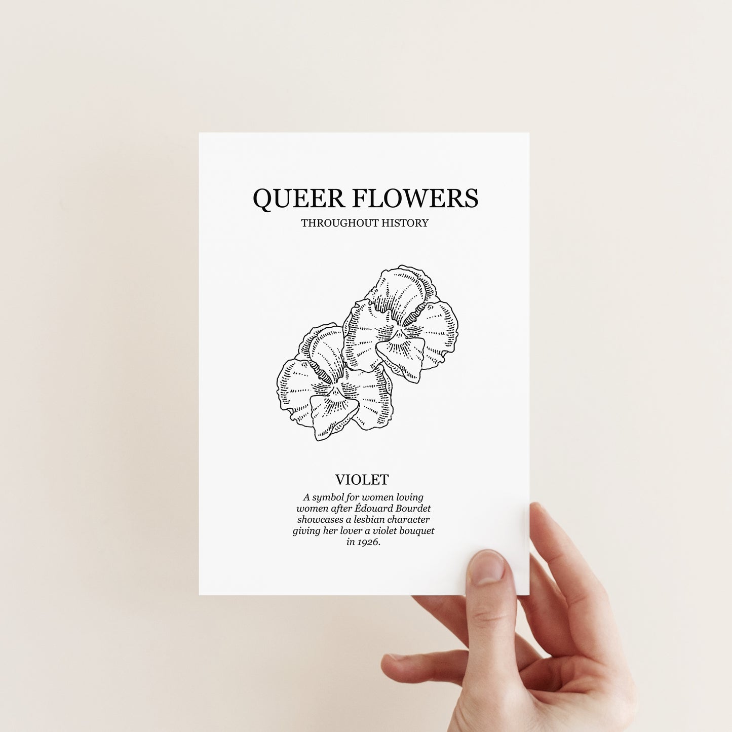 Queer Flowers Postcard Pack