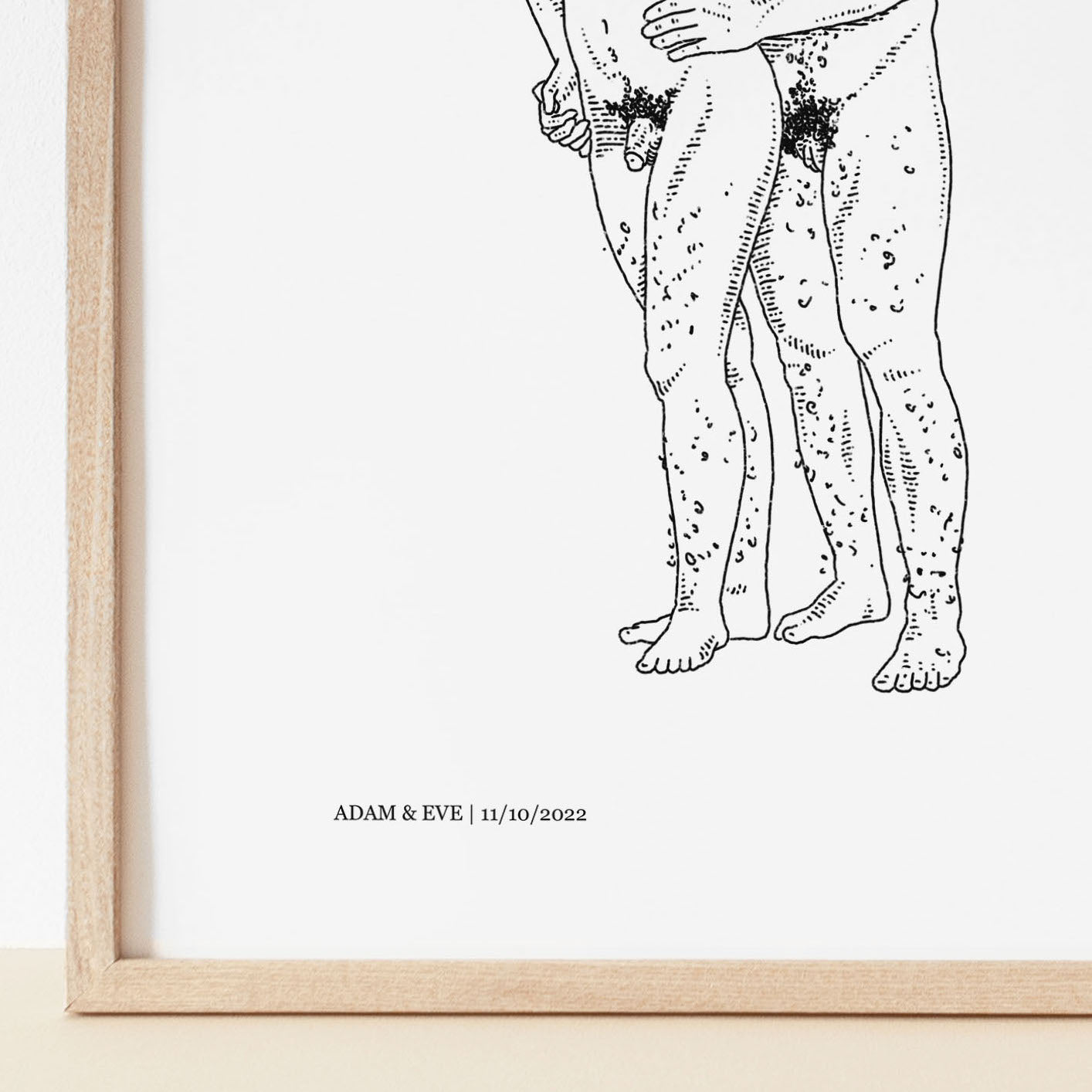 Adam & Eve | Queer / Trans Art Print