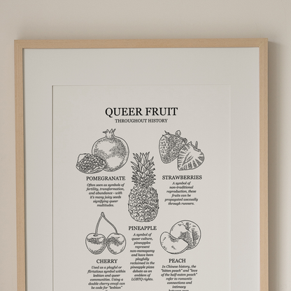 "Queer Fruit" | Queer Art Print