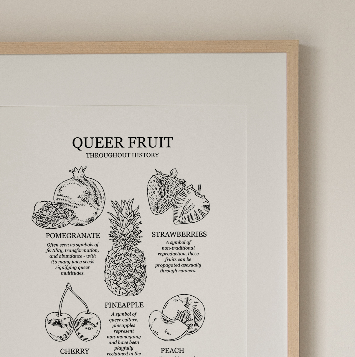 "Queer Fruit" | Queer Art Print